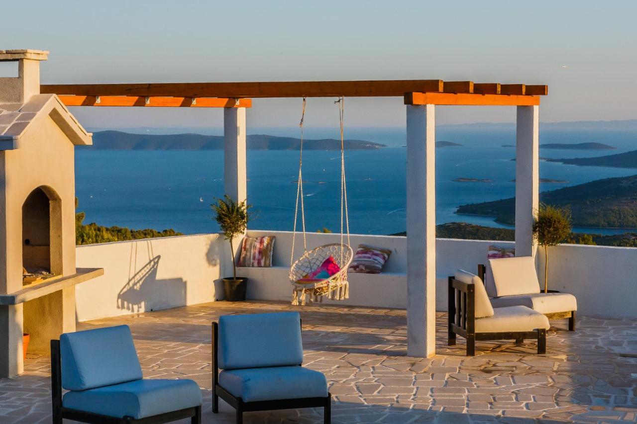 Villa Zlatno Sunce In The Hills Near Trogir Vrsine المظهر الخارجي الصورة