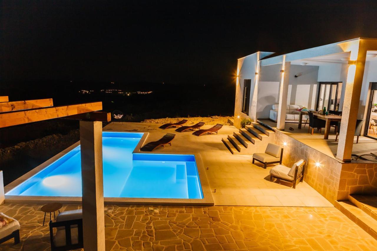 Villa Zlatno Sunce In The Hills Near Trogir Vrsine المظهر الخارجي الصورة